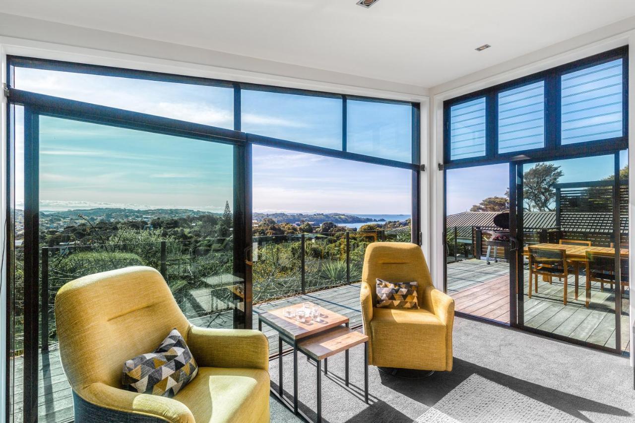 Taonga With Sea Views By Waiheke Unlimited Villa Oneroa Buitenkant foto